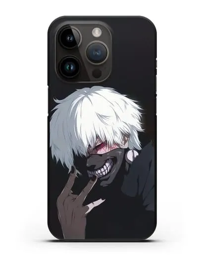 Чехол аниме Токийский гуль (Tokyo Ghoul) Кен Канеки картинка силиконовый для iPhone 14 Pro