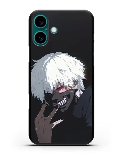 Чехол аниме Токийский гуль (Tokyo Ghoul) Кен Канеки картинка силиконовый для iPhone 16 Plus