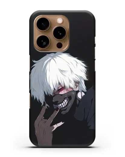Чехол аниме Токийский гуль (Tokyo Ghoul) Кен Канеки картинка силиконовый для iPhone 16 Pro