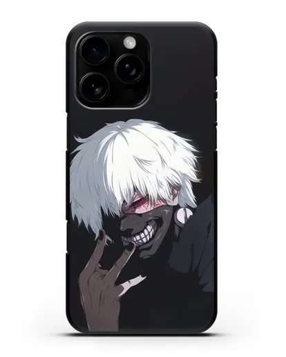 Чехол аниме Токийский гуль (Tokyo Ghoul) Кен Канеки картинка силиконовый для iPhone 16 Pro Max