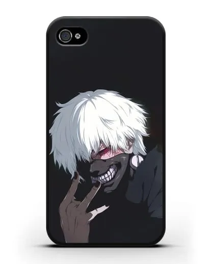 Чехол аниме Токийский гуль (Tokyo Ghoul) Кен Канеки картинка силиконовый для iPhone 4/4s