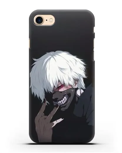Чехол аниме Токийский гуль (Tokyo Ghoul) Кен Канеки картинка силиконовый для iPhone 8