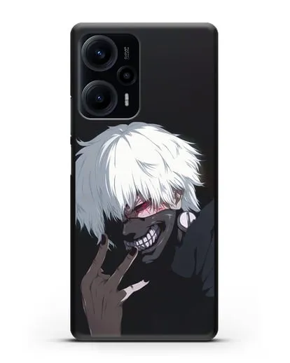 Чехол аниме Токийский гуль (Tokyo Ghoul) Кен Канеки картинка силиконовый для Xiaomi Poco F5