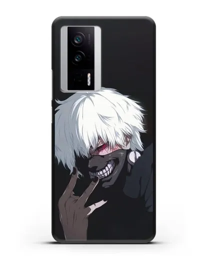 Чехол аниме Токийский гуль (Tokyo Ghoul) Кен Канеки картинка силиконовый для Xiaomi Poco F5 Pro