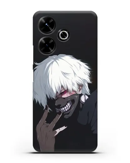 Чехол аниме Токийский гуль (Tokyo Ghoul) Кен Канеки картинка силиконовый для Xiaomi Poco M6