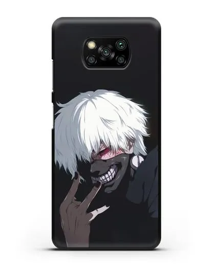 Чехол аниме Токийский гуль (Tokyo Ghoul) Кен Канеки картинка силиконовый для Xiaomi Poco X3