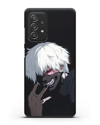 Чехол аниме Токийский гуль (Tokyo Ghoul) Кен Канеки картинка силиконовый для Samsung Galaxy A53