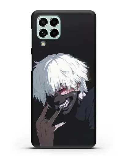Чехол аниме Токийский гуль (Tokyo Ghoul) Кен Канеки картинка силиконовый для Samsung Galaxy M53 [SM-M536]