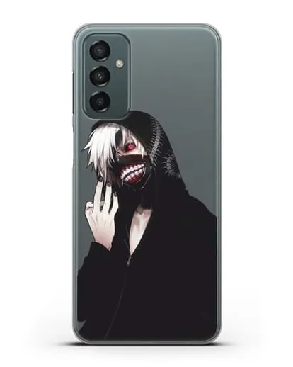 Чехол аниме Токийский гуль (Tokyo Ghoul) Кен Канеки в капюшоне силиконовый для Samsung Galaxy M23 [SM-M236]