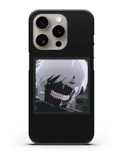 Чехол аниме Токийский гуль (Tokyo Ghoul) Кен Канеки изображение силиконовый для iPhone 15 Pro