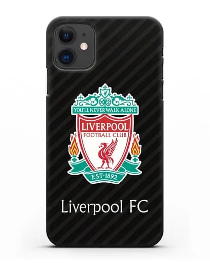 Чехол с логотипом ФК Ливерпуль силиконовый для iPhone 11