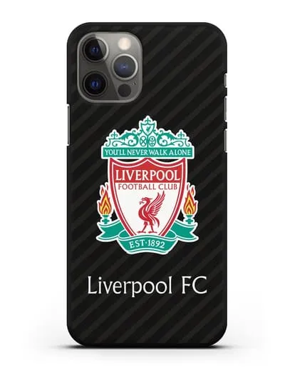 Чехол с логотипом ФК Ливерпуль силиконовый для iPhone 12 Pro