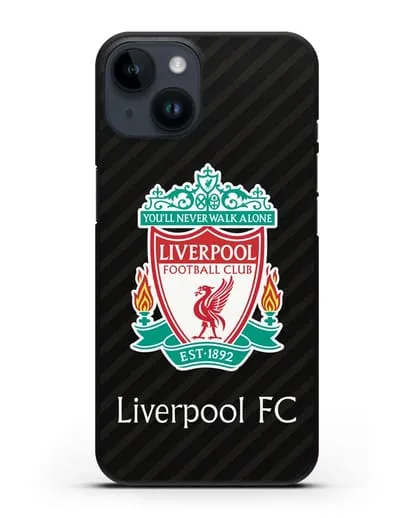 Чехол с логотипом ФК Ливерпуль силиконовый для iPhone 14