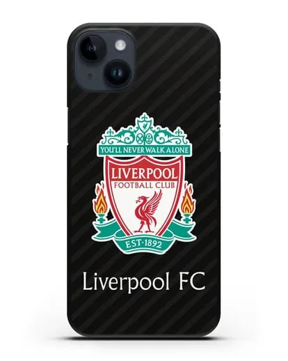 Чехол с логотипом ФК Ливерпуль силиконовый для iPhone 14 Plus