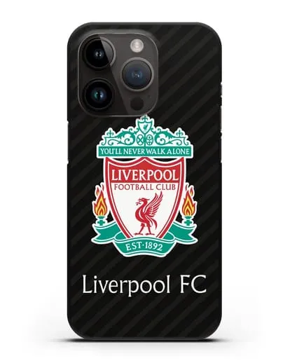 Чехол с логотипом ФК Ливерпуль силиконовый для iPhone 14 Pro