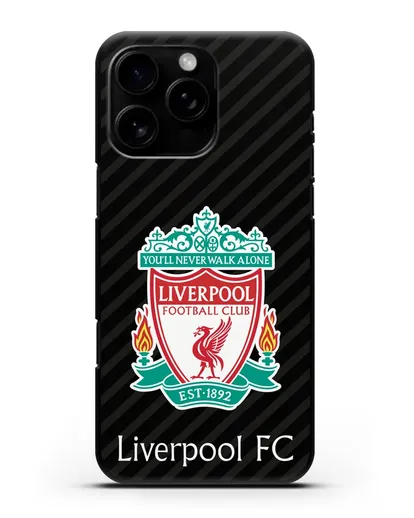 Чехол с логотипом ФК Ливерпуль силиконовый для iPhone 16 Pro Max