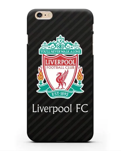 Чехол с логотипом ФК Ливерпуль силиконовый для iPhone 6s Plus