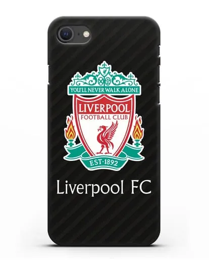 Чехол с логотипом ФК Ливерпуль силиконовый для iPhone SE 2020