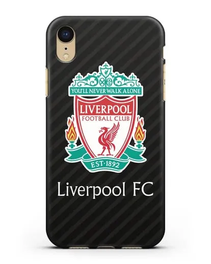 Чехол с логотипом ФК Ливерпуль силиконовый для iPhone XR
