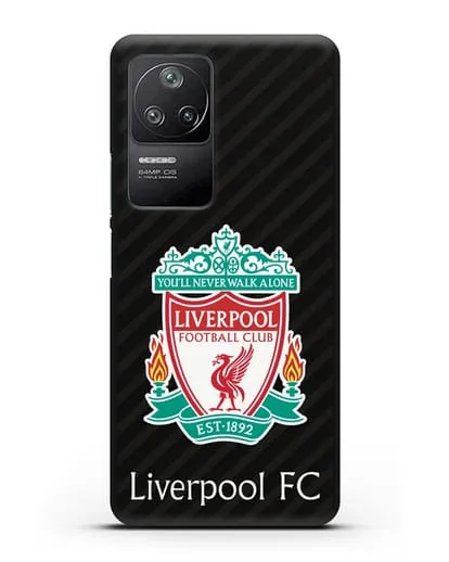 Чехол с логотипом ФК Ливерпуль силиконовый для Xiaomi Poco F4