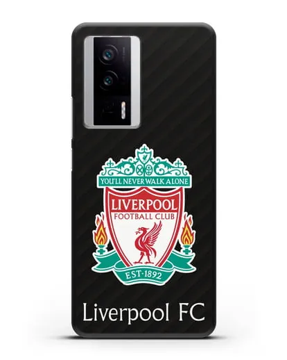 Чехол с логотипом ФК Ливерпуль силиконовый для Xiaomi Poco F5 Pro