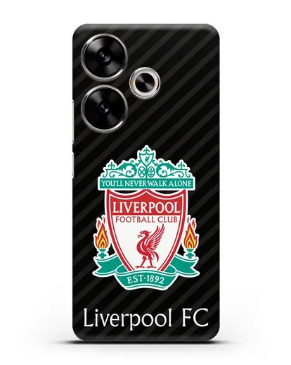 Чехол с логотипом ФК Ливерпуль силиконовый для Xiaomi Poco F6