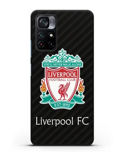 Чехол с логотипом ФК Ливерпуль силиконовый для Xiaomi Poco M4 Pro 5G