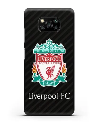 Чехол с логотипом ФК Ливерпуль силиконовый для Xiaomi Poco X3