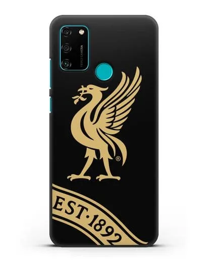 Чехол ФК Ливерпуль с птицей Лайвер и надписью 1892 силиконовый для Honor 9A