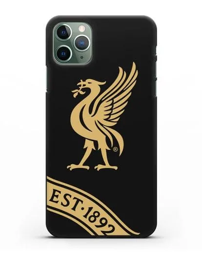Чехол ФК Ливерпуль с птицей Лайвер и надписью 1892 силиконовый для iPhone 11 Pro Max