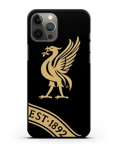 Чехол ФК Ливерпуль с птицей Лайвер и надписью 1892 силиконовый для iPhone 12 Pro Max
