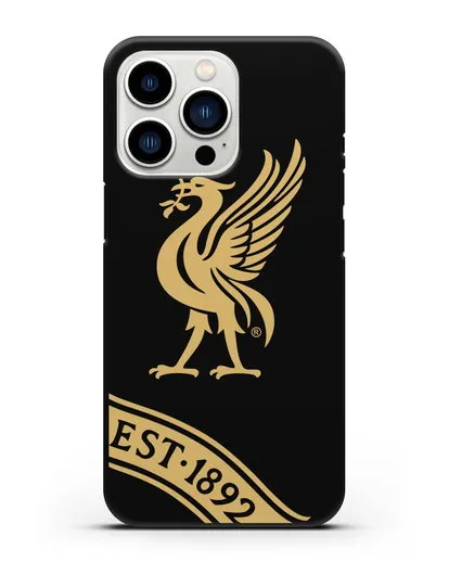 Чехол ФК Ливерпуль с птицей Лайвер и надписью 1892 силиконовый для iPhone 13 Pro