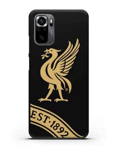 Чехол ФК Ливерпуль с птицей Лайвер и надписью 1892 силиконовый для Xiaomi Poco M5s