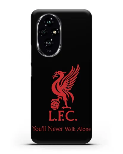 Чехол ФК Ливерпуль с птицей Liver и инициалами L.F.C. силиконовый для Honor 200