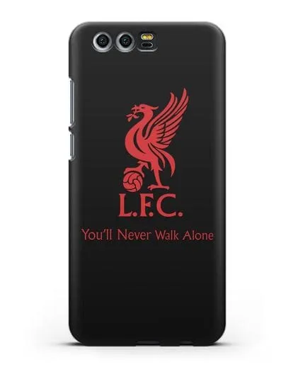 Чехол ФК Ливерпуль с птицей Liver и инициалами L.F.C. силиконовый для Honor 9