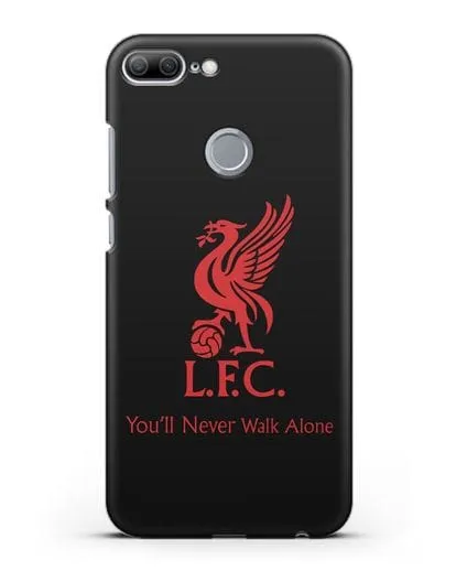 Чехол ФК Ливерпуль с птицей Liver и инициалами L.F.C. силиконовый для Honor 9 Lite