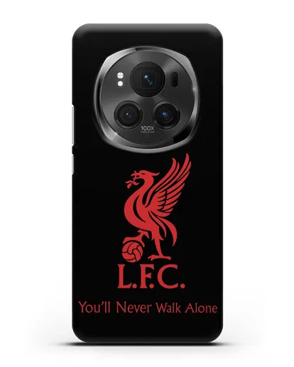 Чехол ФК Ливерпуль с птицей Liver и инициалами L.F.C. силиконовый для Honor Magic 6 Pro