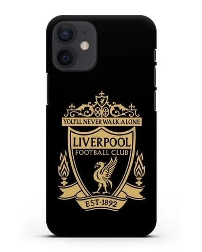 Чехол с эмблемой Liverpool и надписью You'll never walk alone силиконовый для iPhone 12 mini