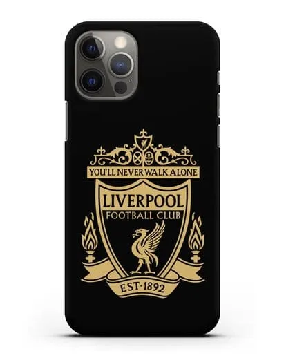 Чехол с эмблемой Liverpool и надписью You'll never walk alone силиконовый для iPhone 12 Pro