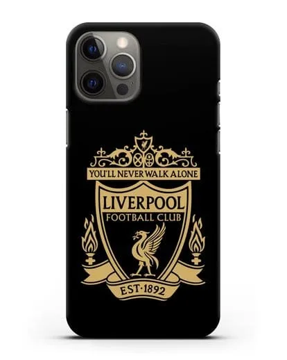 Чехол с эмблемой Liverpool и надписью You'll never walk alone силиконовый для iPhone 12 Pro Max