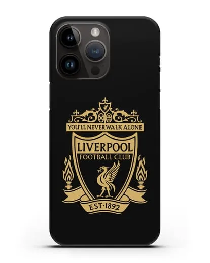 Чехол с эмблемой Liverpool и надписью You'll never walk alone силиконовый для iPhone 14 Pro Max