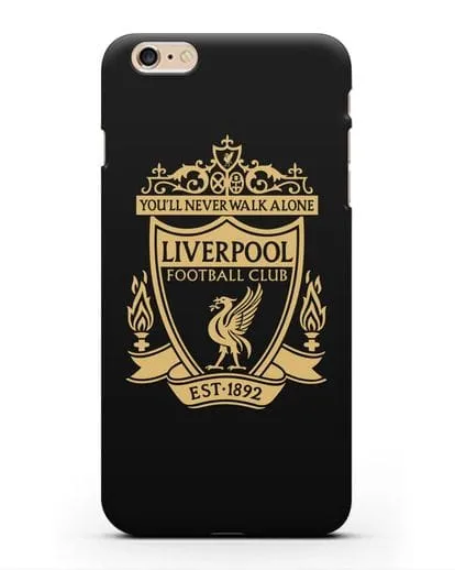 Чехол с эмблемой Liverpool и надписью You'll never walk alone силиконовый для iPhone 6s Plus