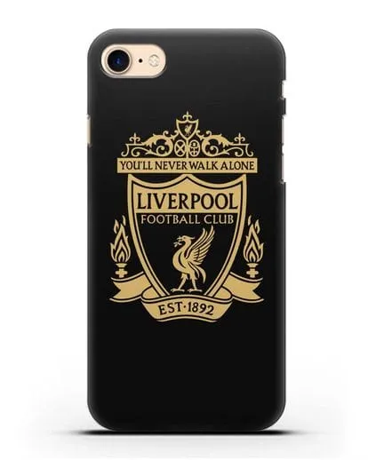 Чехол с эмблемой Liverpool и надписью You'll never walk alone силиконовый для iPhone 8