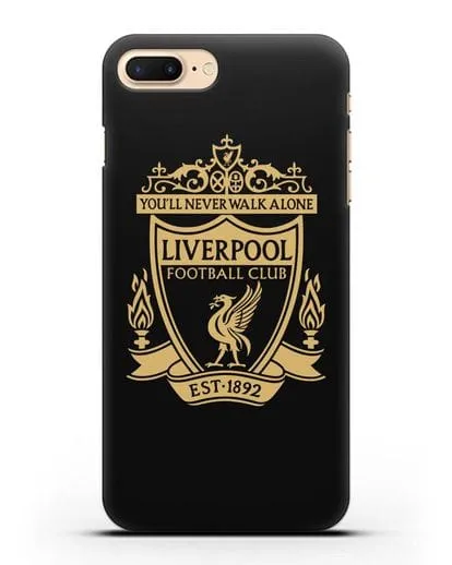 Чехол с эмблемой Liverpool и надписью You'll never walk alone силиконовый для iPhone 7 Plus