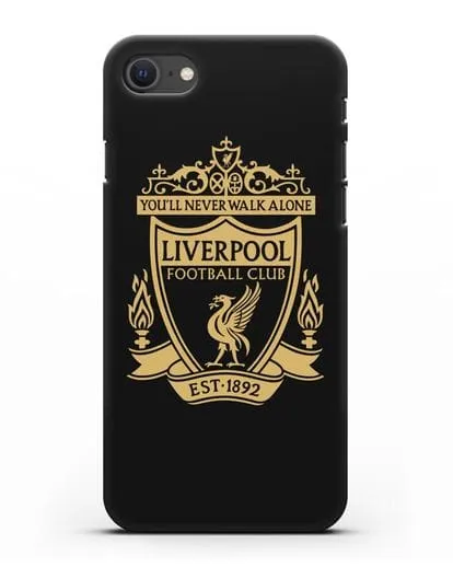Чехол с эмблемой Liverpool и надписью You'll never walk alone силиконовый для iPhone SE 2020