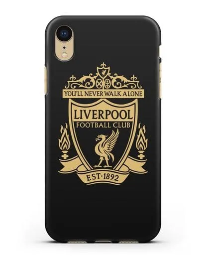 Чехол с эмблемой Liverpool и надписью You'll never walk alone силиконовый для iPhone XR