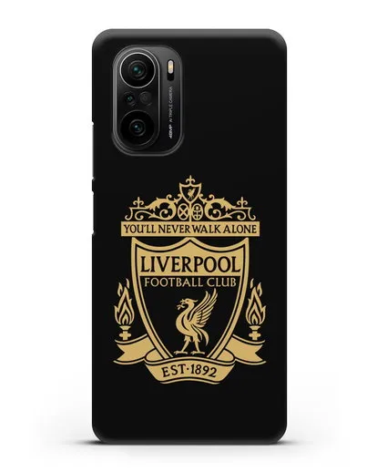 Чехол с эмблемой Liverpool и надписью You'll never walk alone силиконовый для Xiaomi Poco F3