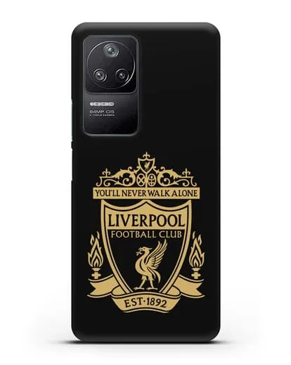 Чехол с эмблемой Liverpool и надписью You'll never walk alone силиконовый для Xiaomi Poco F4