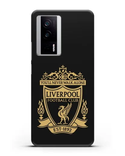 Чехол с эмблемой Liverpool и надписью You'll never walk alone силиконовый для Xiaomi Poco F5 Pro