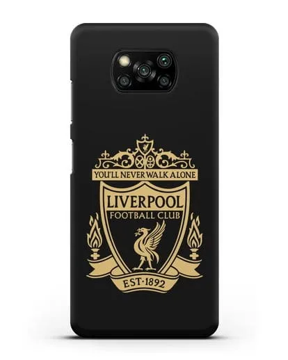 Чехол с эмблемой Liverpool и надписью You'll never walk alone силиконовый для Xiaomi Poco X3